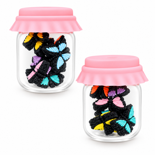 3-D Butterfly Jar Focal (Pink)