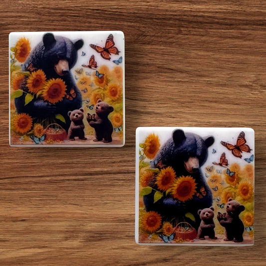 Black Bear With Cubs Focal (Custom)