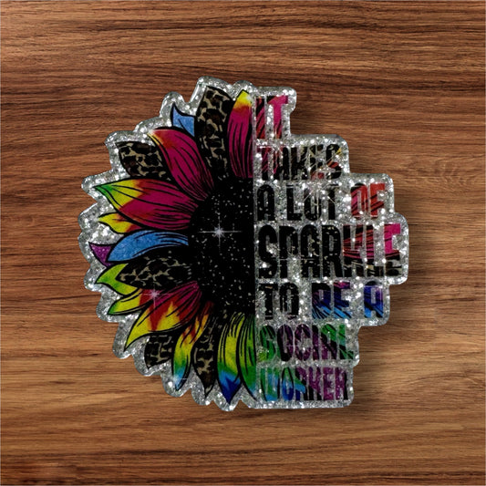 Social Worker Acrylic Flatback