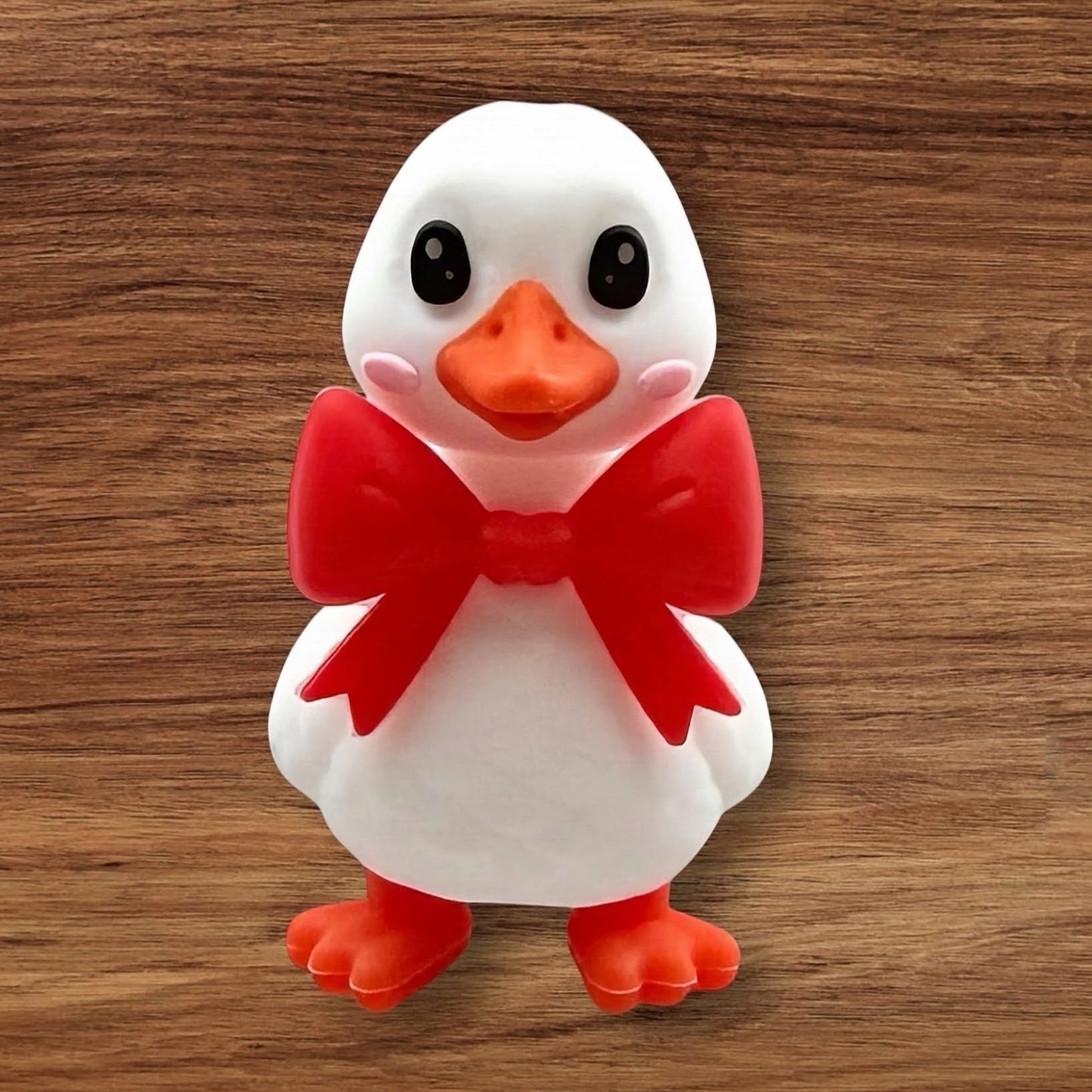 3-D Goose With Bow Focal