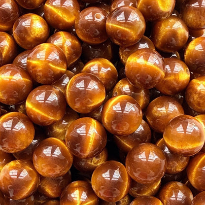 16mm Tiger Eye Acrylic Bead
