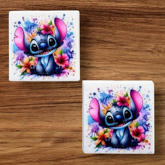 Floral Blue Alien Focal