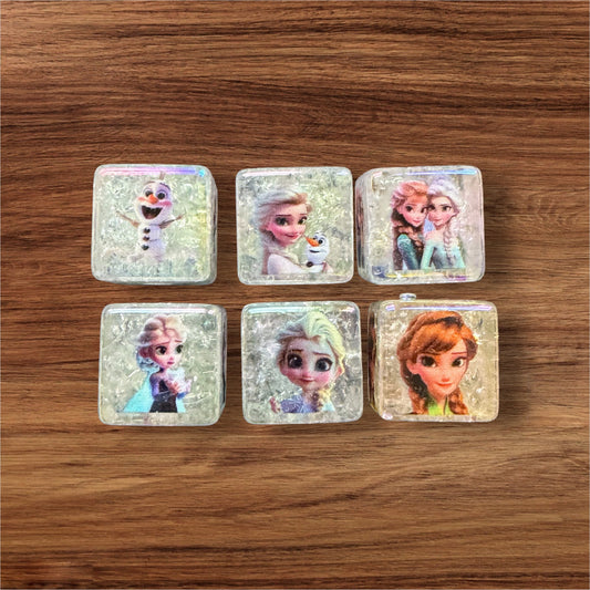 Square Acrylic Princess Beads