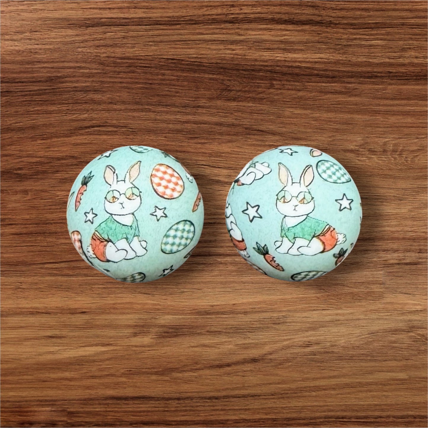 15mm Easter Silicone Bead