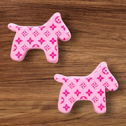 Acrylic Designer Dog Bead
