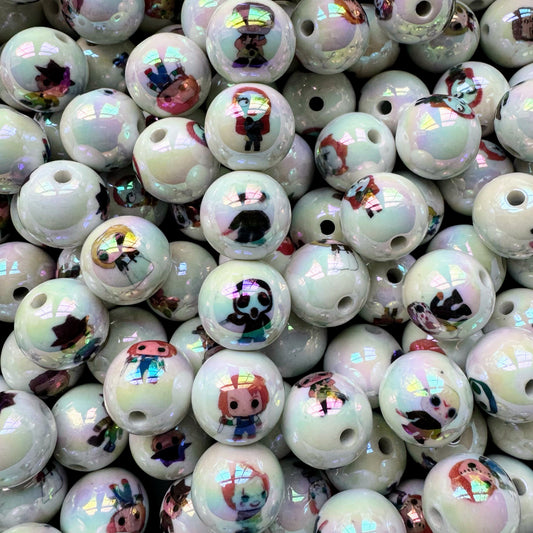 16mm Horror Guys Acrylic Beads