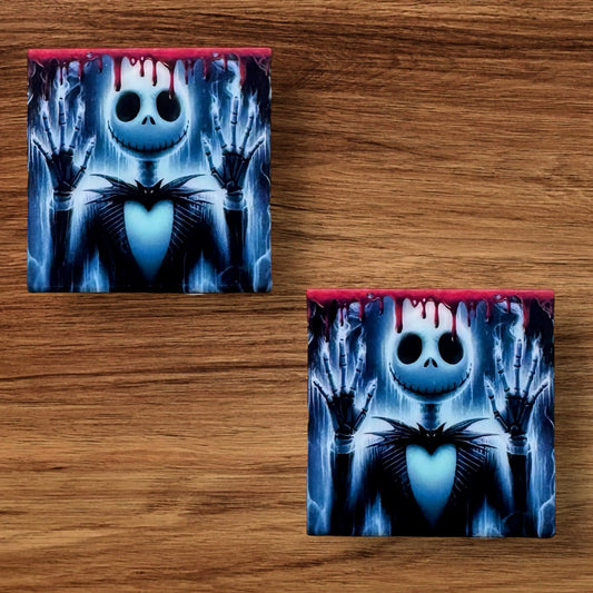 Skeleton Behind Glass Focal (Custom)