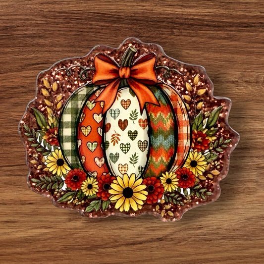 Fall Pumpkin Acrylic Flatback