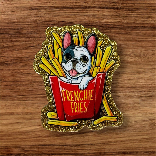 Frenchie Fries Acrylic Flatback