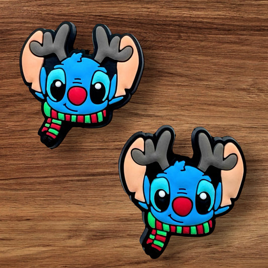 Blue Alien Reindeer Focal