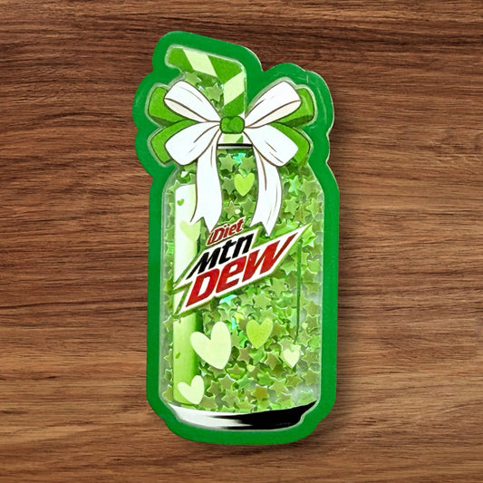 Mountain Dew Acrylic Shaker Flatback