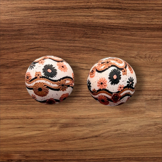 15mm Flower Wave Silicone Bead