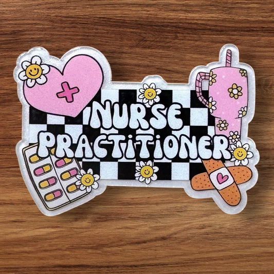 Nurse Practitioner Acrylic Flatback