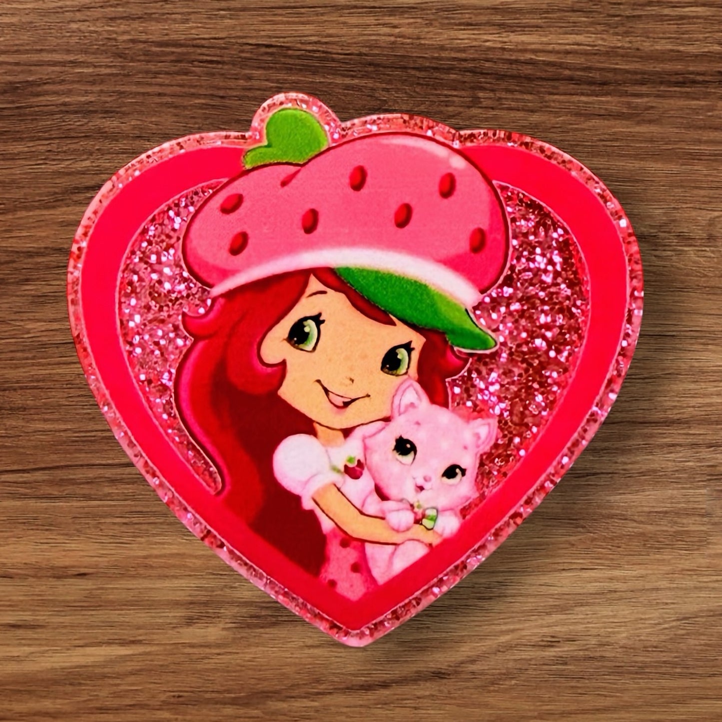 Strawberry Girl Acrylic Flatback