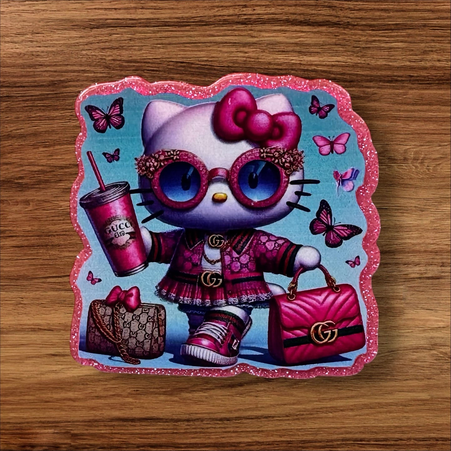 Boujee Kitty Acrylic Flatback