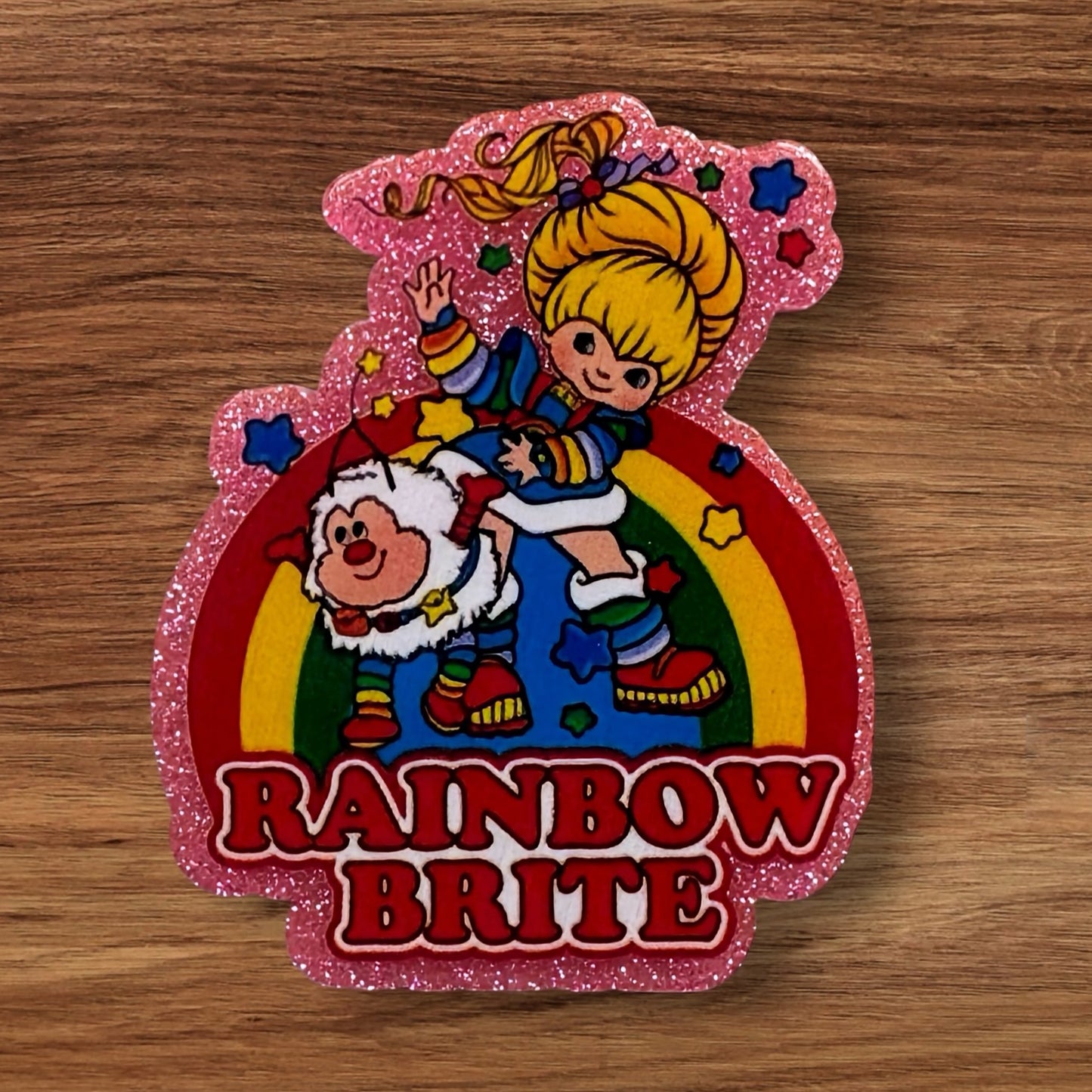 Rainbow Girl Acrylic Flatback