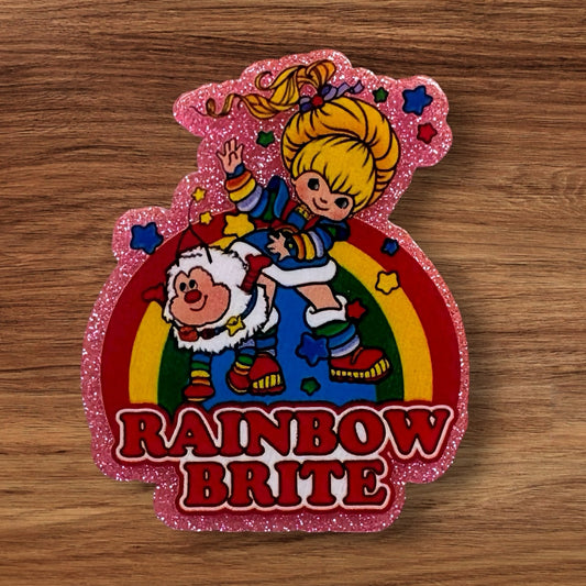 Rainbow Girl Acrylic Flatback