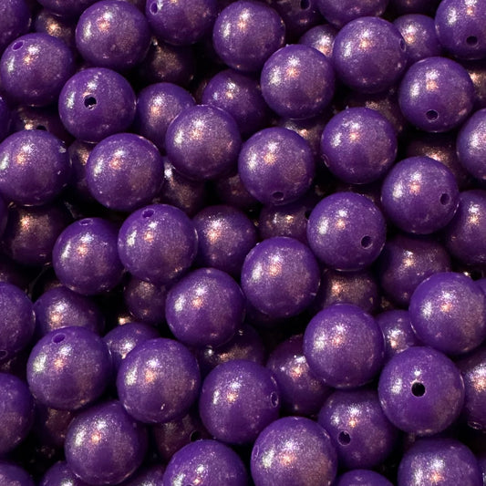 15mm Chameleon Grape Silicone Bead
