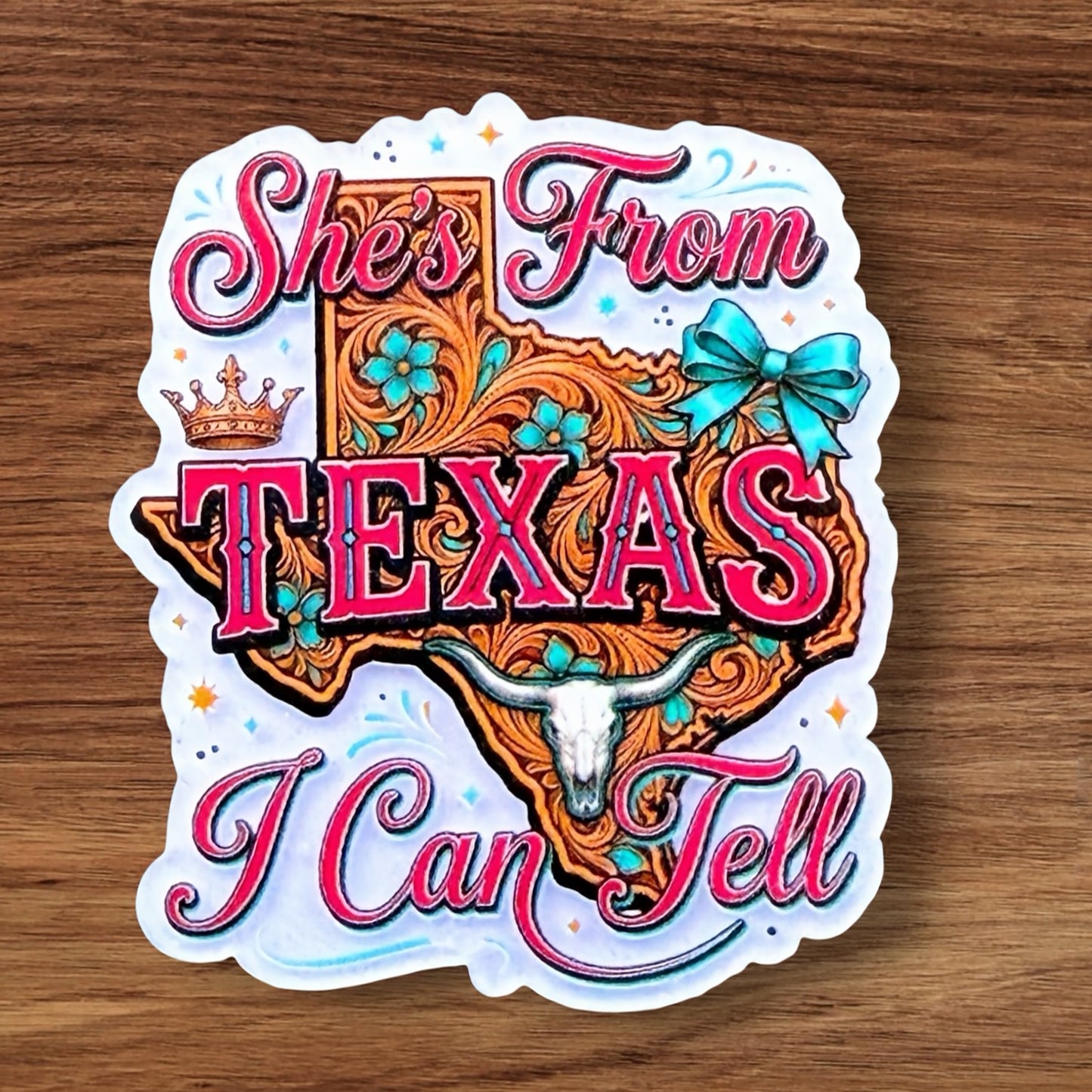 She’s From Texas  Acrylic Flatback