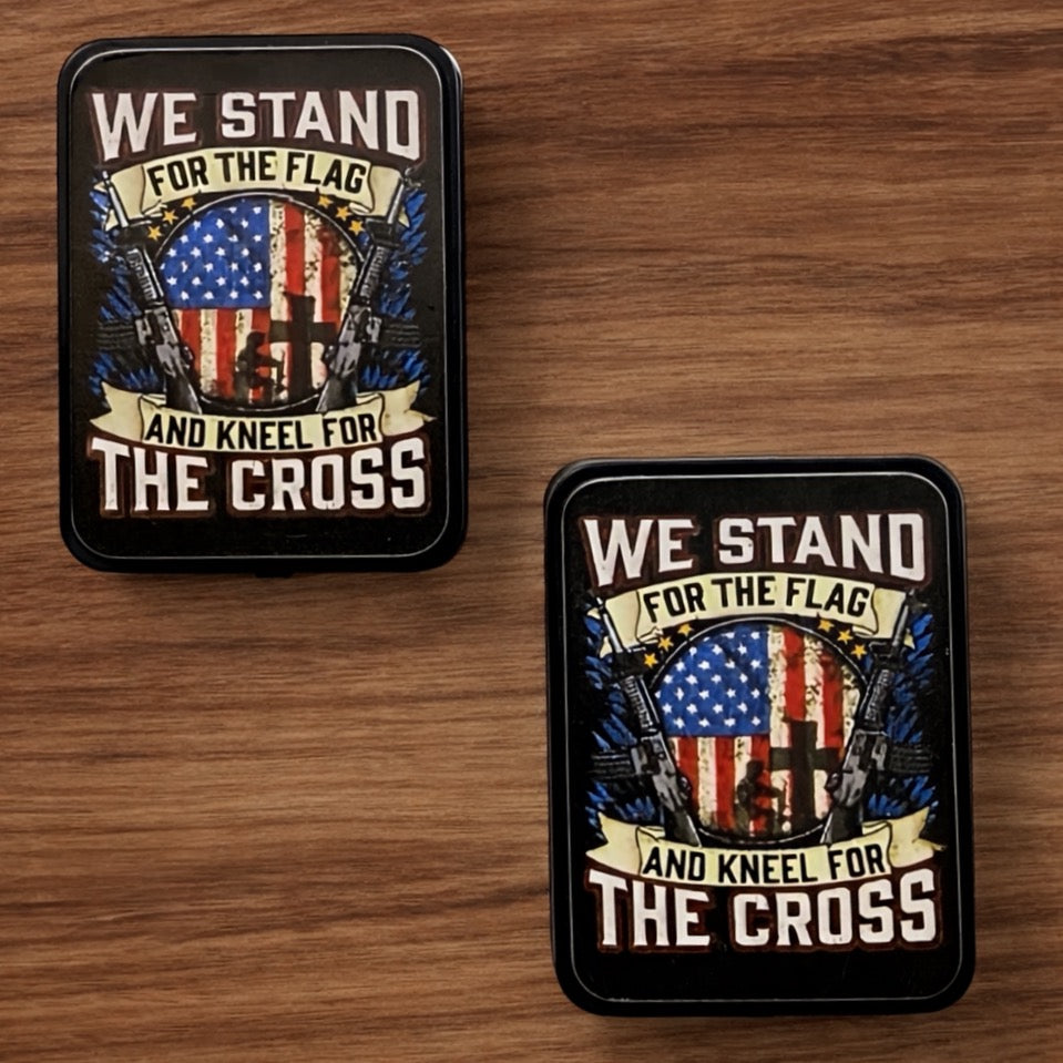 We Stand For The Flag And Kneel For The Cross Focal