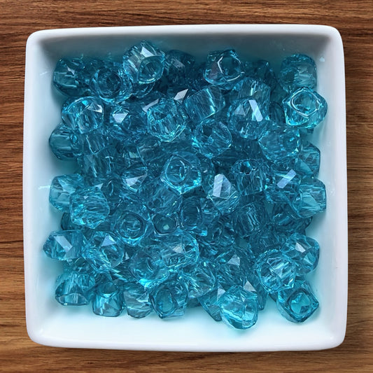 12mm Sea Blue Large Hole Spacer