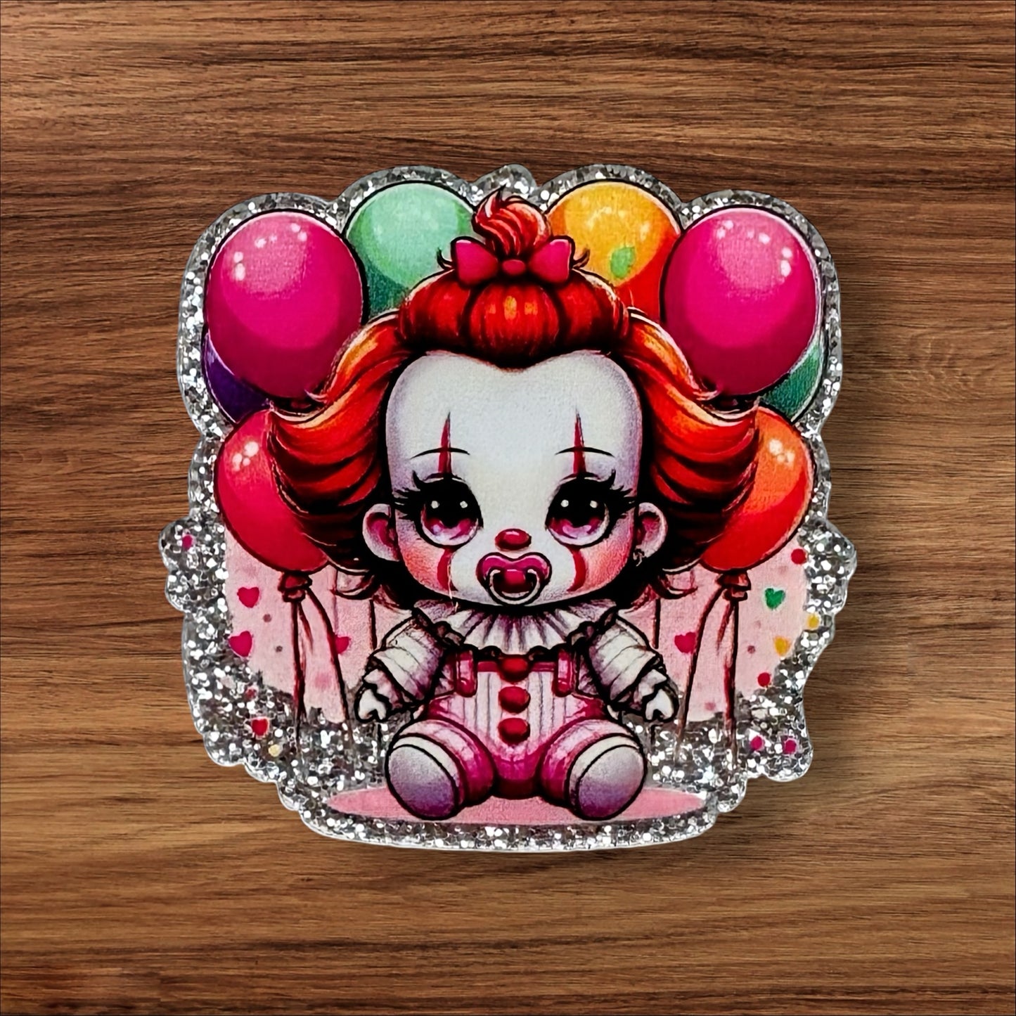 Baby Clown Acrylic Flatback
