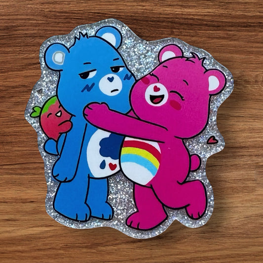Bear Hug Acrylic Flatback
