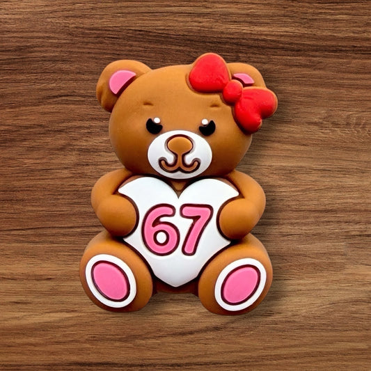 3-D 67 Teddy Bear Focal