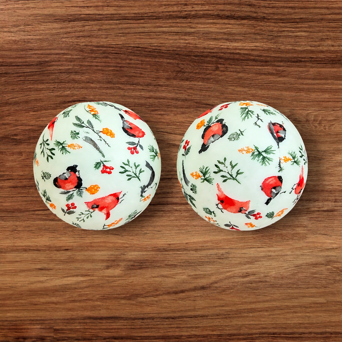 15mm Cardinal Silicone Bead