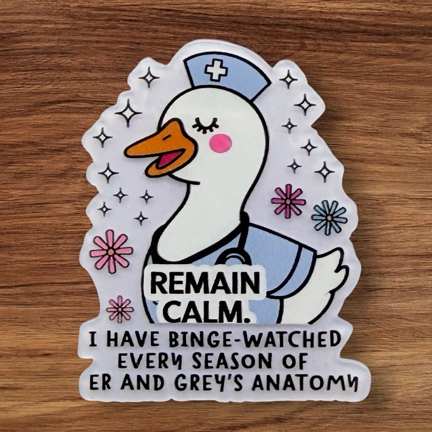 Remain Calm Acrylic Flatback