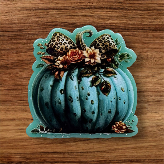 Floral Pumpkin Acrylic Flatback