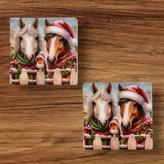 Christmas Horses Focal (Custom)