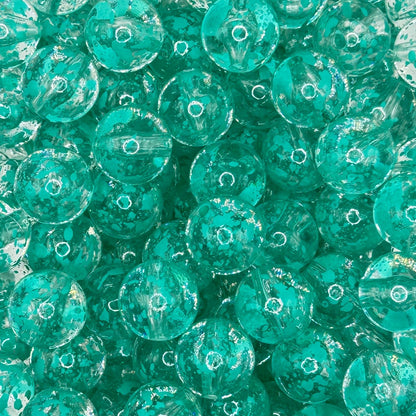 16mm Colorful Splatter Acrylic Beads