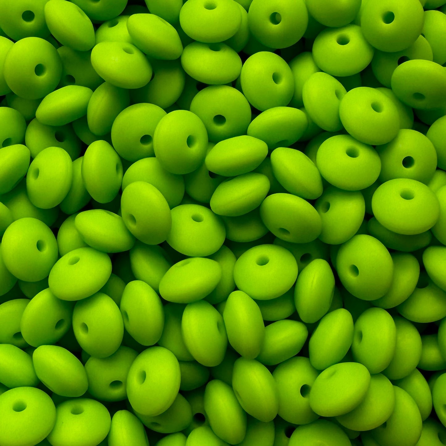 12mm Green Apple Silicone Lentil
