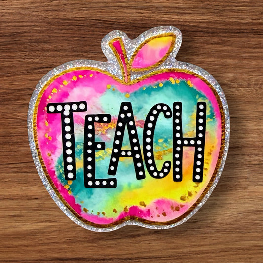 Teach Acrylic Flatback