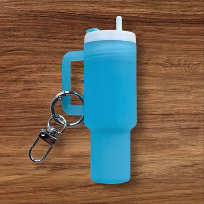 Neon Glow In The Dark Mini Tumbler Keychain