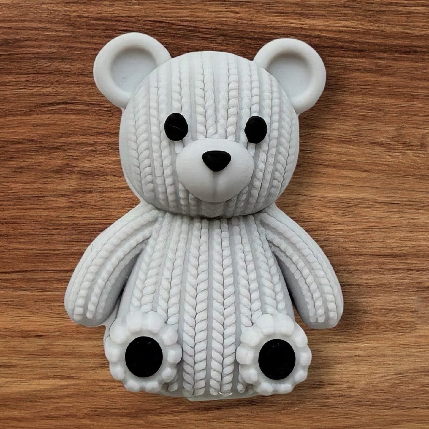 3-D Knitted Bears Focal