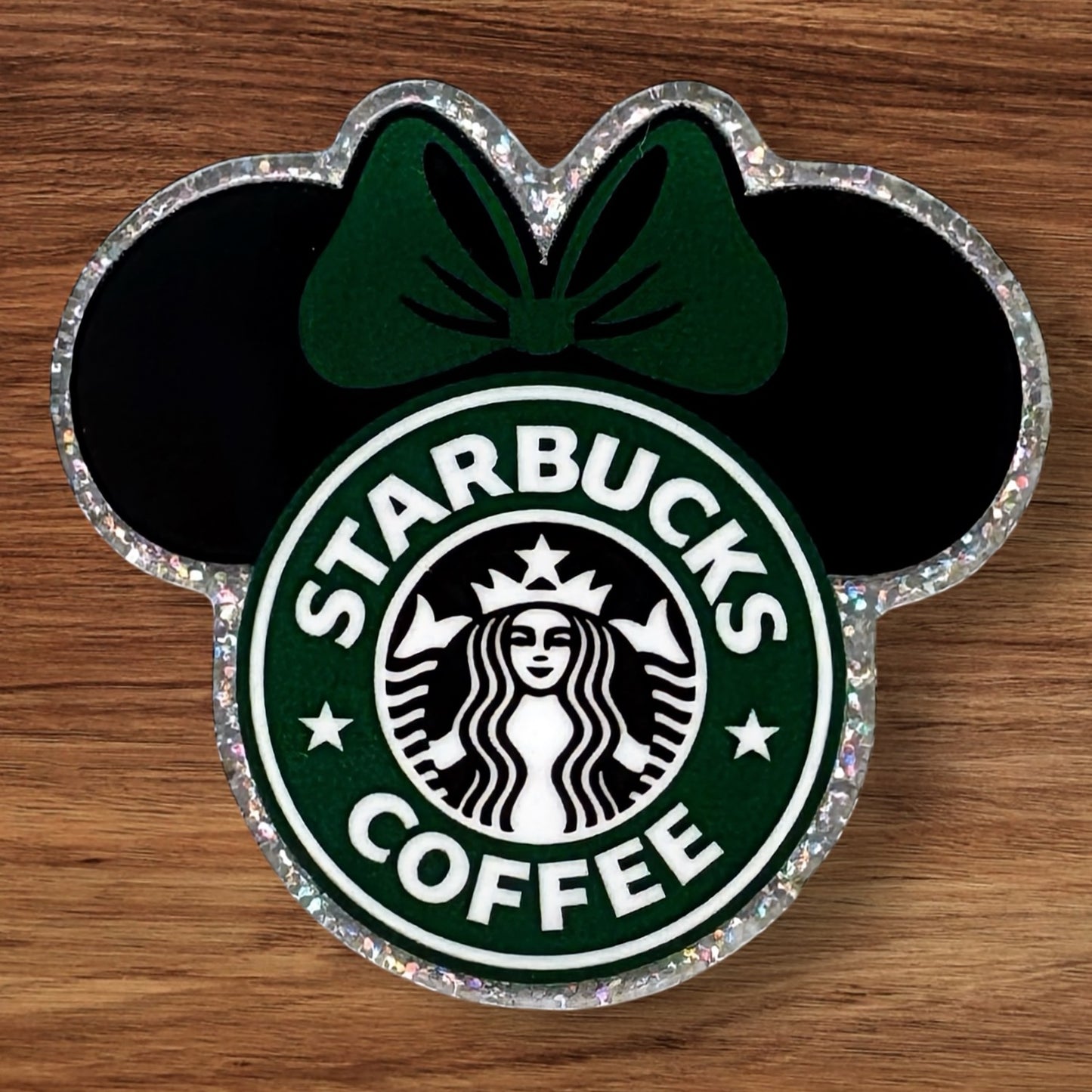 Coffee Mouse Acrylic Flatback