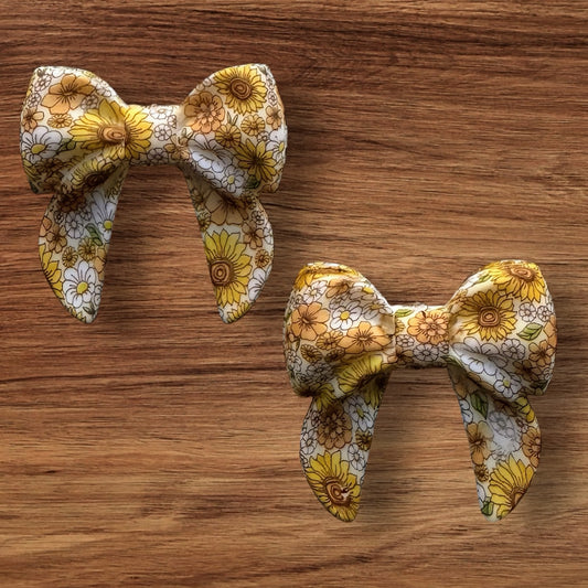 3-D Sunflower Bow Focal