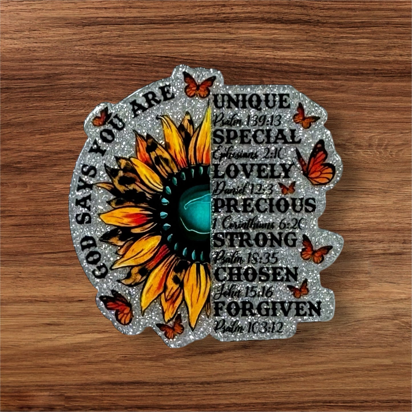 God Says You Are Acrylic Flatback