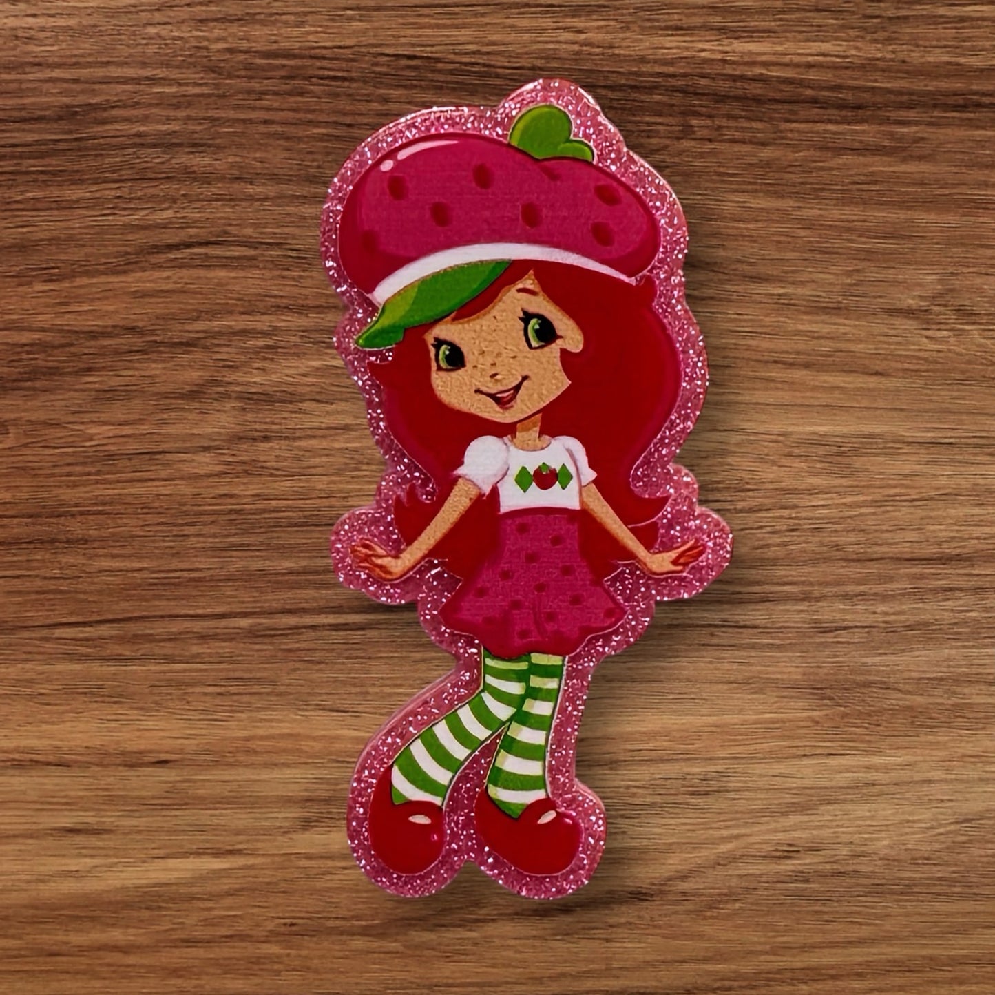 Strawberry Girl Acrylic Flatback