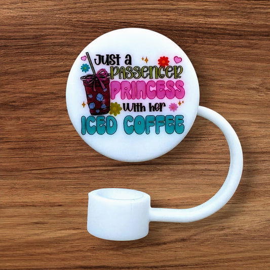 Passenger Princess Silicone Straw Topper (Custom)