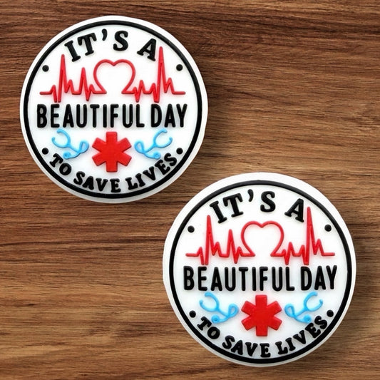 Round Beautiful Day to Save Lives Focal