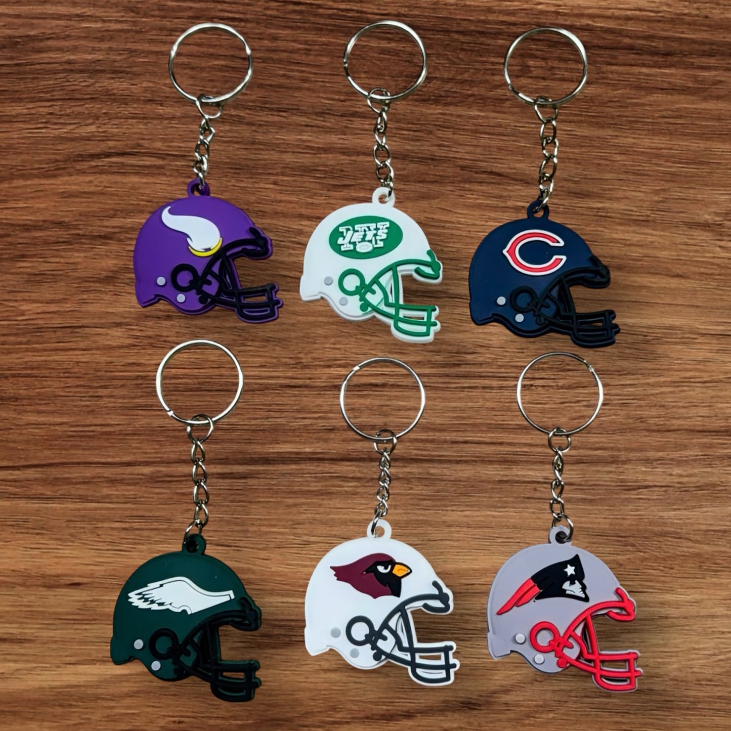 Football PVC Keychain