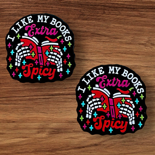 I Like My Books Extra Spicy Focal