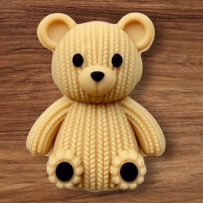 3-D Knitted Bears Focal
