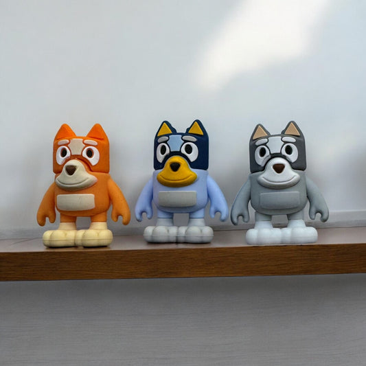 3-D Dog Family Focal