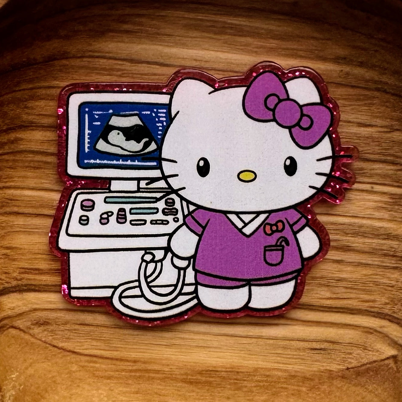 Kitty Nurse Acrylic Flatback