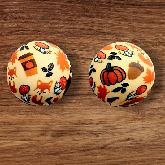 15mm Fall Silicone Bead