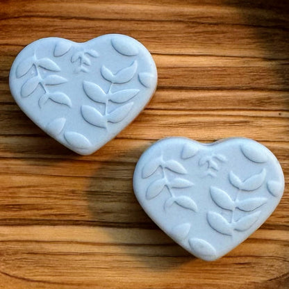 Embossed Hearts Silicone Focal